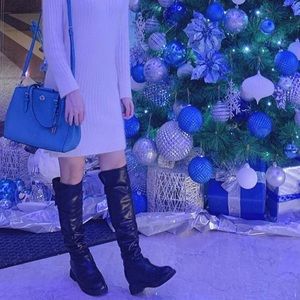 Coach leather tiffany blue medium shoulder bag exquisite roomy handbag designer